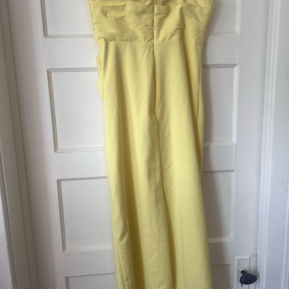SHONA JOY size 8 This elegant yellow strapless dress ($390 retail) - Picture 6 of 10